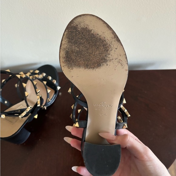 Valentino Rockstud Ankle Strap Sandal - Picture 9 of 11